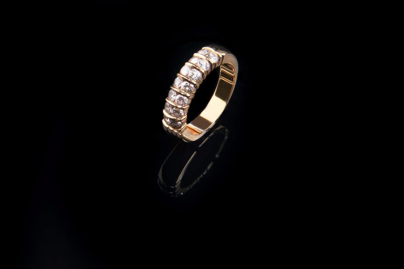 Starlight Moissanite Ring
